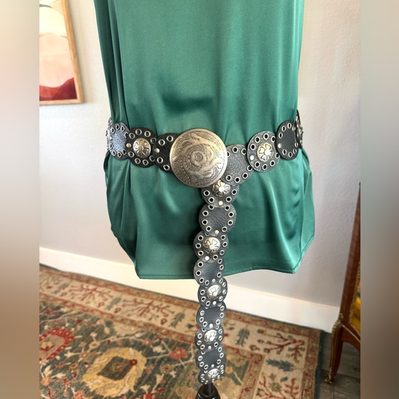 Vintage NY and Company Silver and Black Belt - Picture 4 of 7